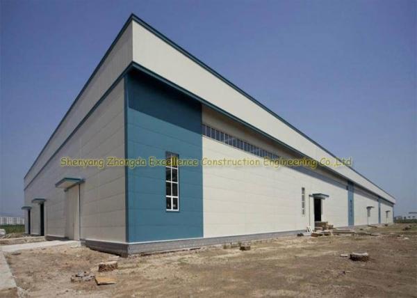 Quality Waterproof Warehouse Steel Structure Grade Q235B / Q345B Prefab Warehouse wholesale