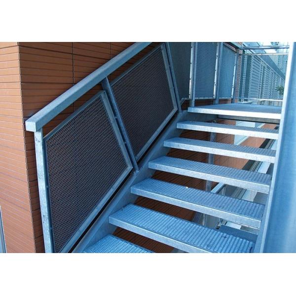 Expanded Metal Stair Tread Anti-Skid Galvanized Carbon Steel