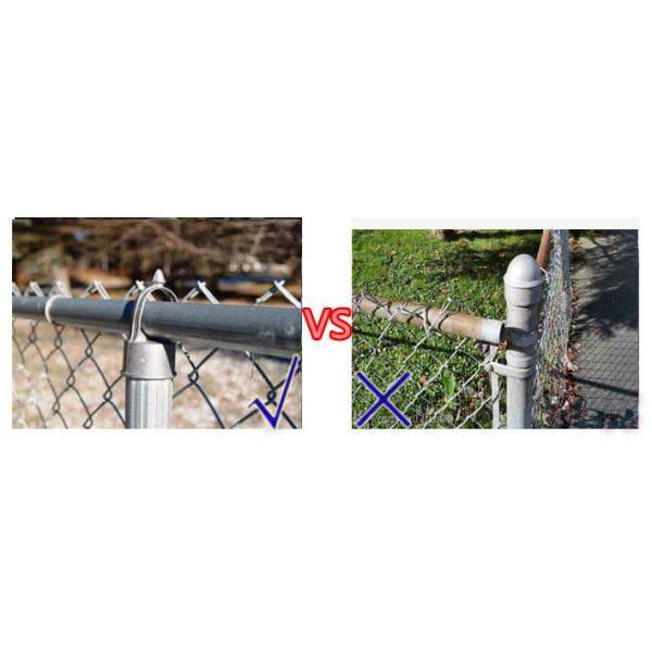 Hot Dipped Galvanized Black Chain Link Fence Cost 1.53m*10m*65mm*65mm*2.5mm