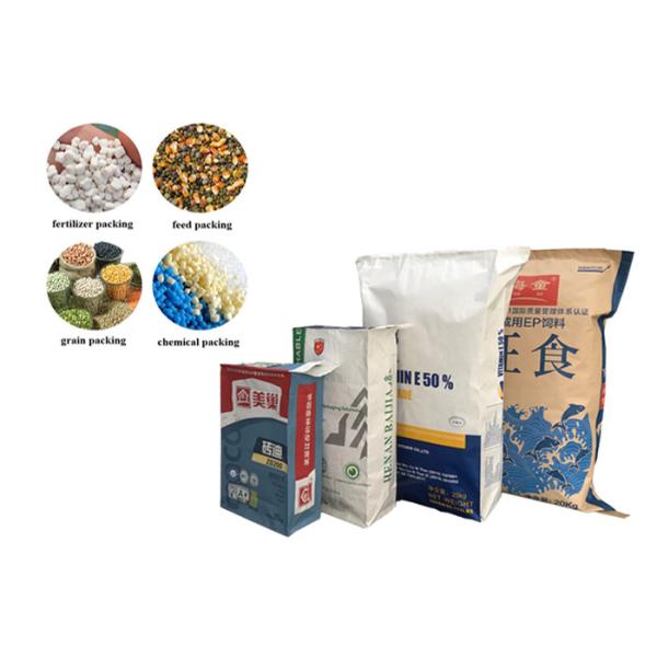 Customized Recyclable Moisture Proof Paper Valve Bag Building Material Packing Bag