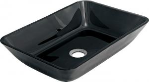 Cheap glass round vanity top bathroom sink TY-111 560*360*110*12MM for sale