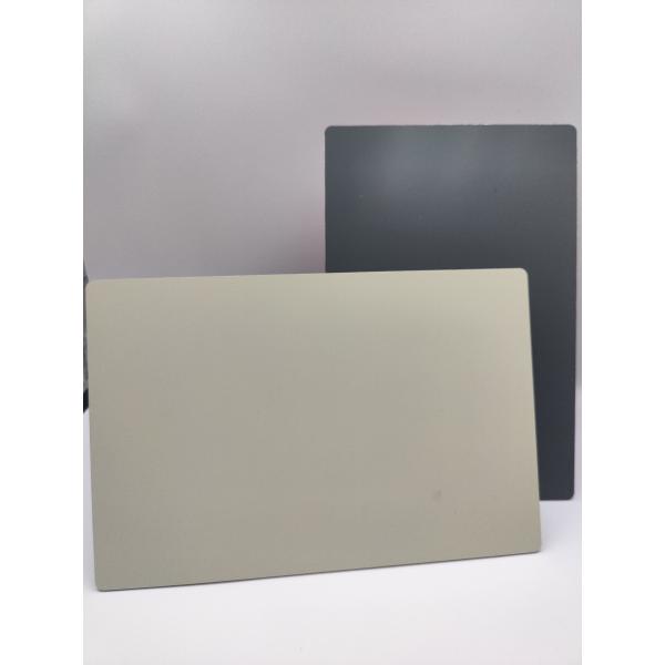 Composite ACP Plastic Sheet 0.5mm Aluminum Layer Thickness Brushed Pvc Coating