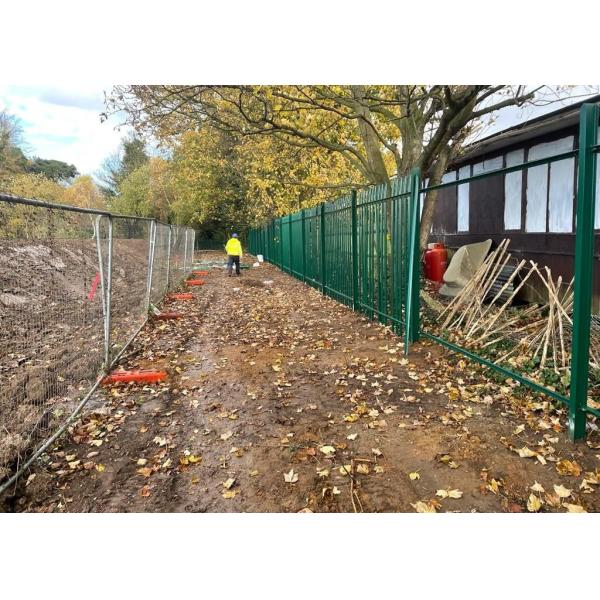 South Africa Residential Hot Dip Galvanized Palisade Fence Electric