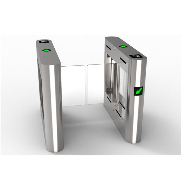 350mm Width 5 Million SS304 MCBF Glass Wing Barrier Gate