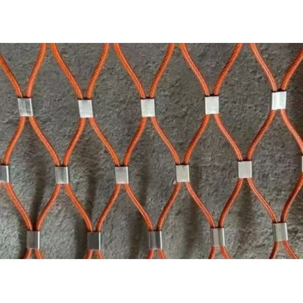 3.0mm Wire Balustrade Mesh 50*50mm Stainless Steel Wire Rope Mesh