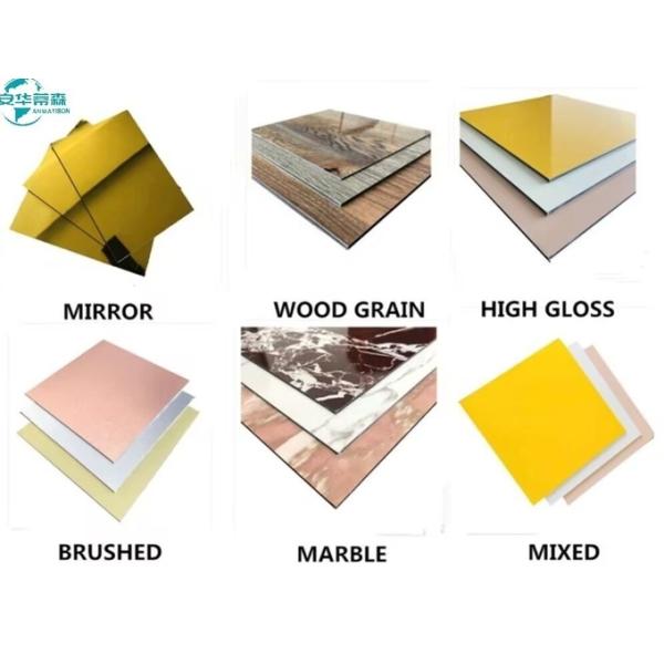 2440mm Fireproof Wooden ACP Wood Aluminum Composite Panel Exterior Wall Cladding
