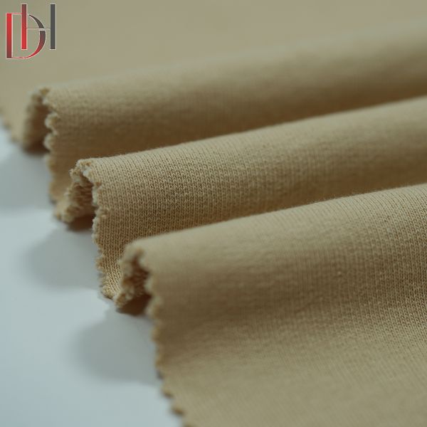 100% Cotton Knitted Plain Dyed Fabric Medium Weight 380gsm Unisex Fleece Fabric Garment Hoodie
