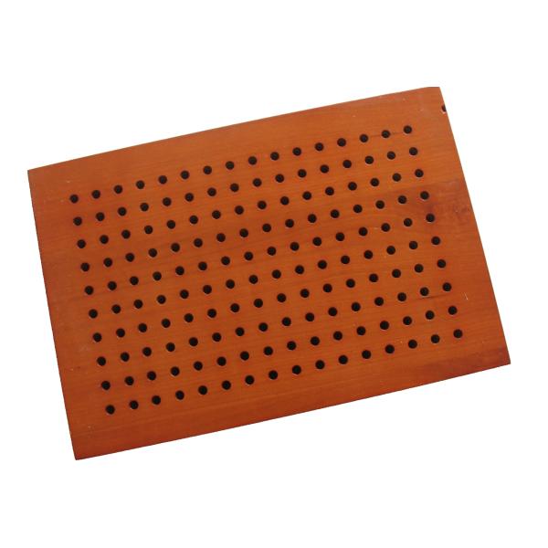 Decorative Studio Room Perforated Wood Acoustic Panels , Sound Absorbing Board