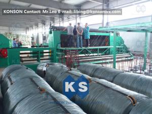 Cheap 22Kw High Efficiency Gabion Box Machine With 4.9mm PVC Wire / 80mmx100mm Mesh for sale
