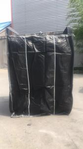 China Customized PP Woven Black Carbon Bulk Bag Carbon Black Containers on sale