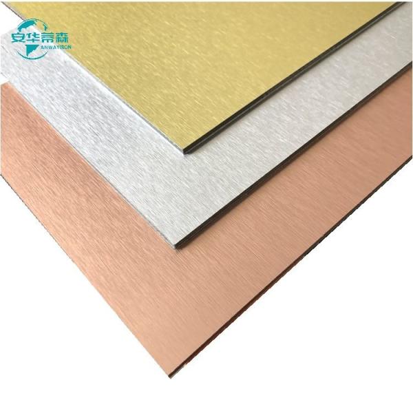 Construction Materials Brushed Aluminum Acm 1220mm Width Aluminium Acp Sheet