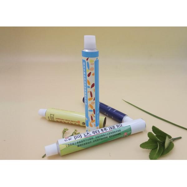 Round Flexible Printed Tube Packaging Screw Cap Customized Artwork
