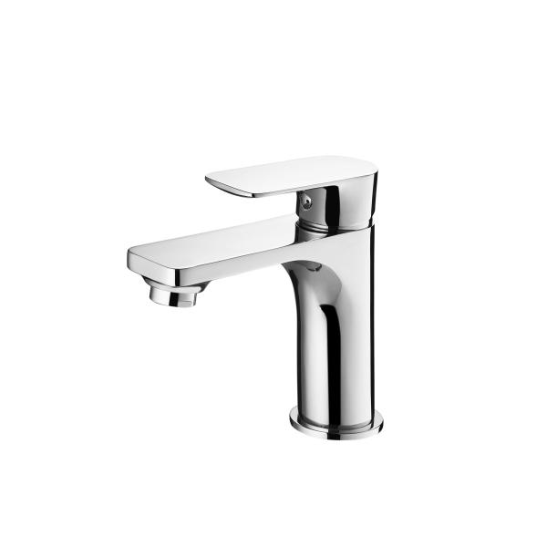 brass single hole deck mounted  Wash basin Faucet  round high basin faucet