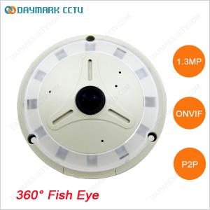 China 1.3MP HD Fisheye IP Camera 360 degree Panoramic View 128G SD Card on sale