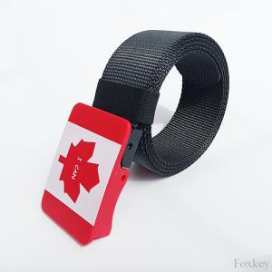 China Innovative Sturdy Nylon Waist Belt Advertising Logo Print Special Belt on sale
