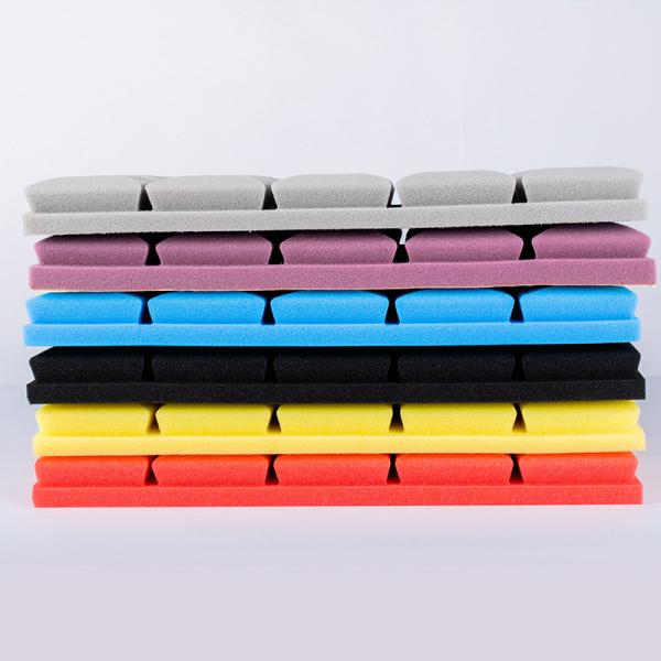 Odorless Studio Acoustic Foam Panels Multicolor Moistureproof