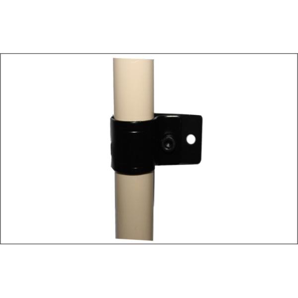 Black Metal Steel Pipe Flexible Connectors , Black Pipe Clamp Joints In Pipe Racking