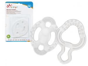 China Non Toxic 120℃ Food Grade 3 Month Baby Silicone Teether on sale
