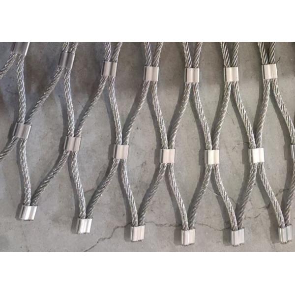 Zoo Rope Netting 66*66mm Cable Mesh 2.2mm Stainless Steel Cable Netting