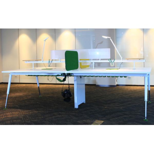 china factory good quality european modern design office furniture executive desk  with metal frame