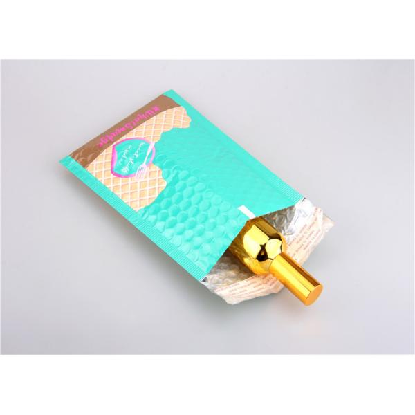 Lake Blue Metallic Bubble Mailers Padded Envelopes 145x210mm #C For Lipstick