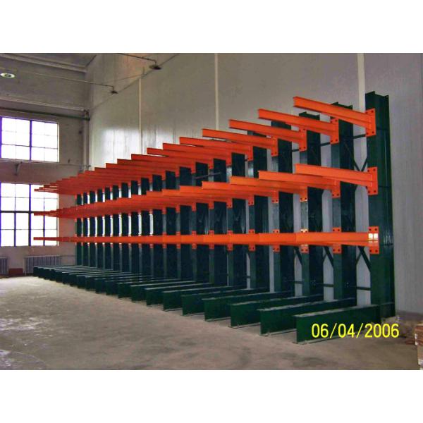 Powder Coating Finish Cantilever Racking System Warehouse Vertical Cantilever Racks