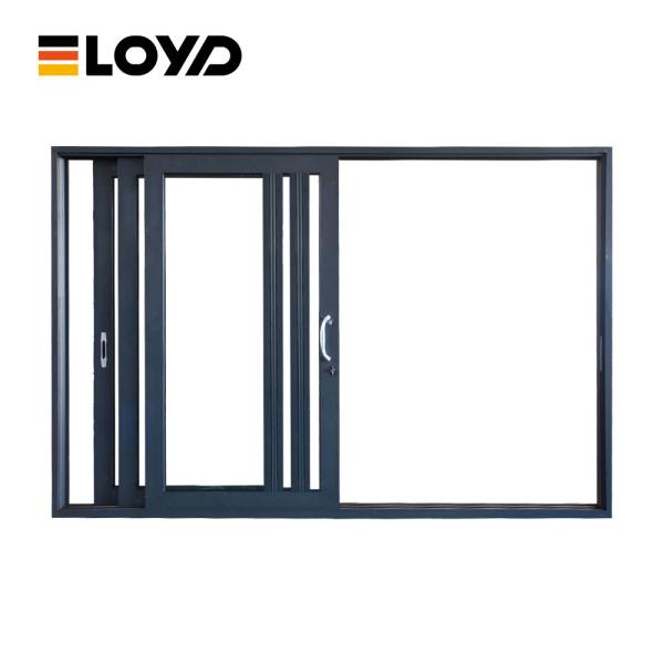 Waterproof Exterior Powder Coated Sliding Door Double Tempered Glass Sliding