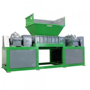 Cheap Double Shaft Shredder Machine for Recycling Plastic Bottles and Metal Cans 3300KG Weight for sale