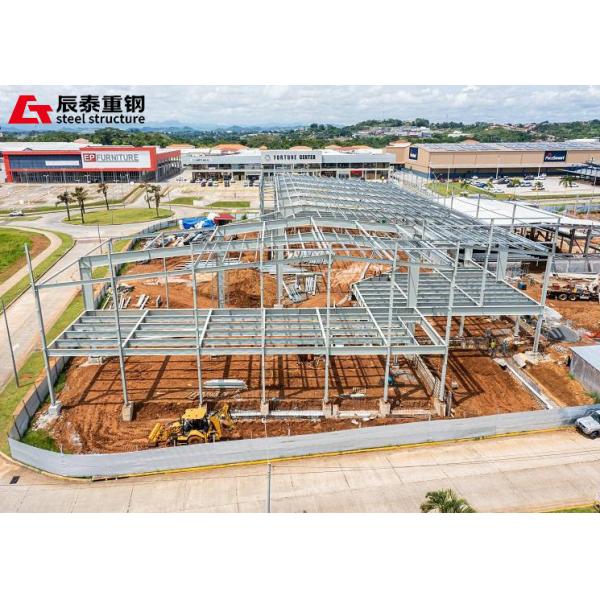 Prefab Metal Building Construction Weather Resistant Steel Constructed Buildings