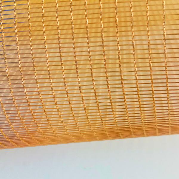 Clear Bronze Grey Tinted Laminated Glass Fabric With Metal Wire Mesh