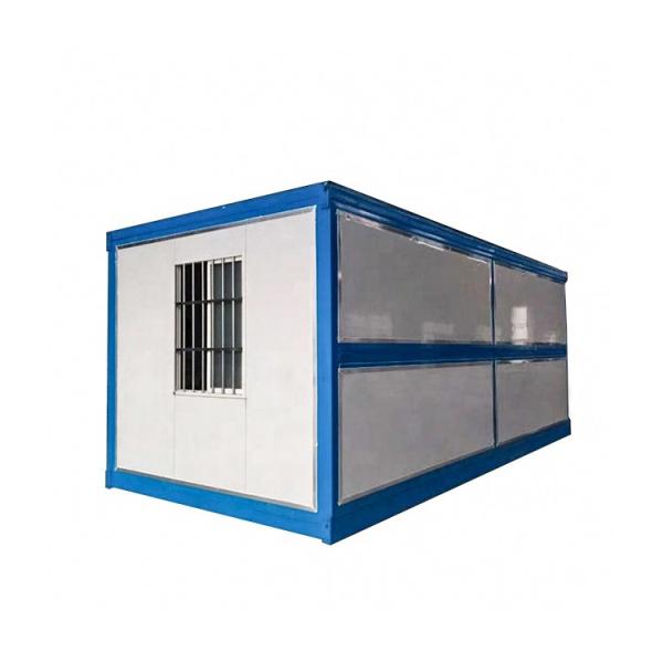 White Color Prefab Steel Structures Fireproof Insulation Easily Installation