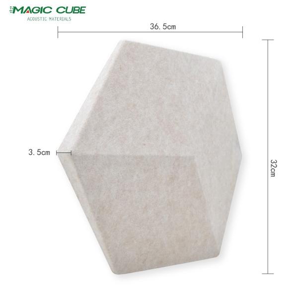 Custom-Made 3D Acoustic PET Panel for Acoustic Treatment in Various Settings