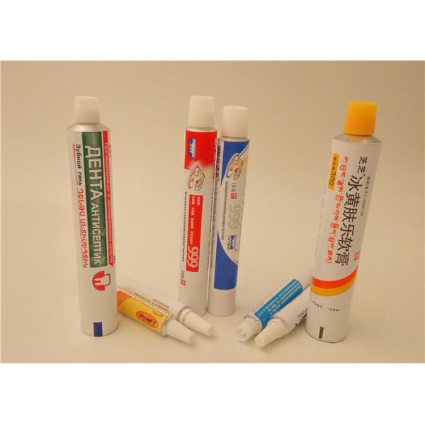  Cream Ointment Gel Aluminum Squeeze Tubes With Full Printing , Aluminum Pharma Tube