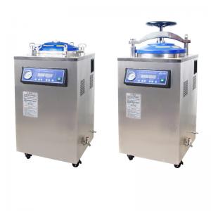Cheap Automatic Autoclave Vertical Pressure Steam Sterilizer 50L Leakage Protection for sale