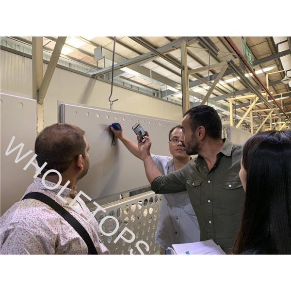 7.0MM Laser Cut Facade Panels / SGS Laser Cut Wall Art Panels For Curtain