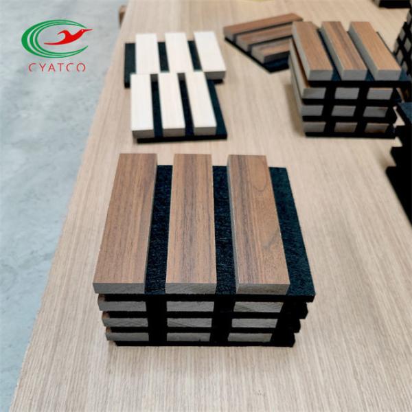 FSC Wooden Sound Acoustic Panel Veneer Mildewproof For Living Room