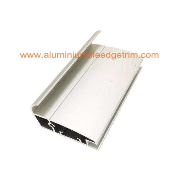 T3-T8 Temper Aluminium Door Profiles , Aluminium Screen Door Extrusions Matt Silver