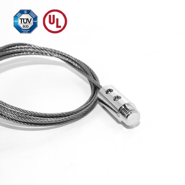 Adjustable Cable Hanging System Cable Gripper With Male Screw