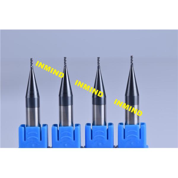 2 Flute TiSiN Coating Micro End Mill For Stainless Steel / Cast Iron