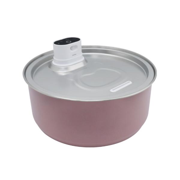 Stainless Steel Original Color Cat Drinking Fountain With 8L Capacity And Circulating Filter Pet Water Dispenser