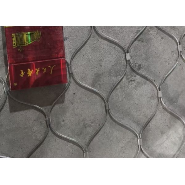 SS304 2.2mm Cable Wire Fence Mesh For Zoo Mesh Animals Protection