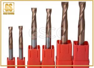 Cheap Flat Bottomed Carbide Milling Cutter , ISO9001 Two Edged End Mill Cutter for sale