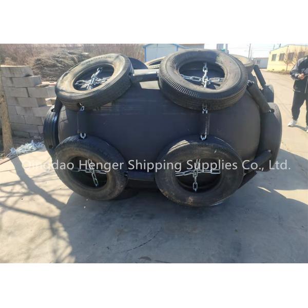 Long Shelf Life 24 Months 80kpa Floating Pneumatic Marine Rubber Fender Design Using Life 10 Years