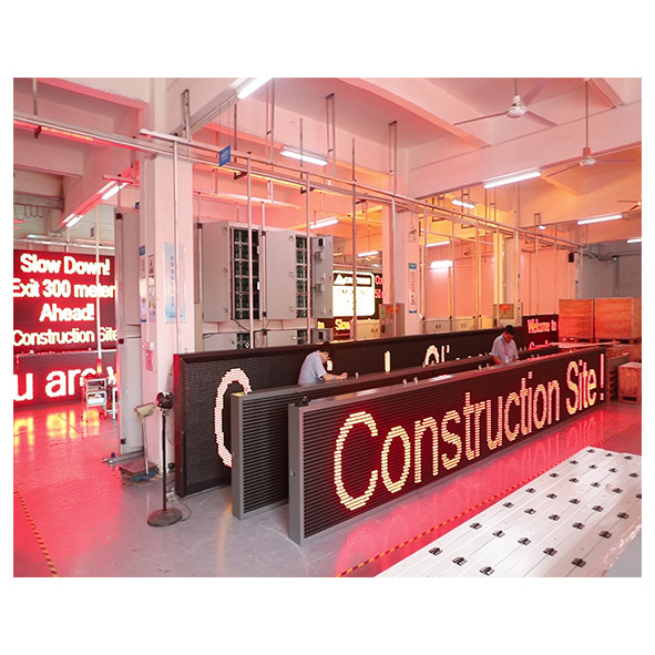 Vms Variable Message Board Sign for Single Color Viewing Distance 250-300m vms board