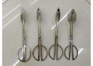China 10'' Scissor Salad Tong 18-8 Stainless Steel, L=250MM, Commercial Buffet Supplies on sale