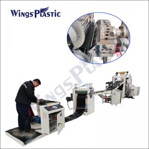 China Single Screw Plastic Sheet Extruder Machine HDPE LDPE HIPS PVC Sheet Extrusion Machine on sale