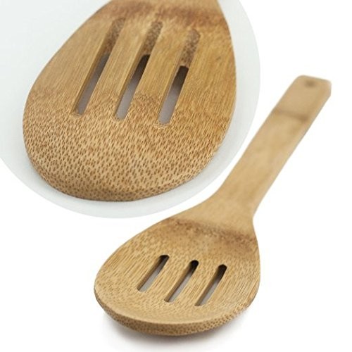 Stylish Design Bamboo Cooking Utensil Set No Plastic No Petrochemicals No Varnishes