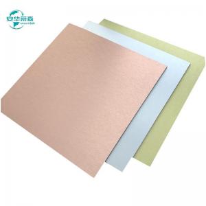 Cheap Building Materials Brushed ACP Exterior Sheet Cladding Anti Rust for sale
