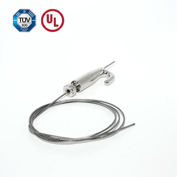 Cable Gripper With Hook For Light Hanging System