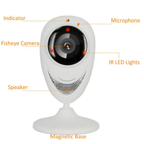 EC8 HD 720P Mini Wifi IP Camera Wireless P2P Baby Monitor Network Remote CCTV Surveillance DVR Camera Playback on App